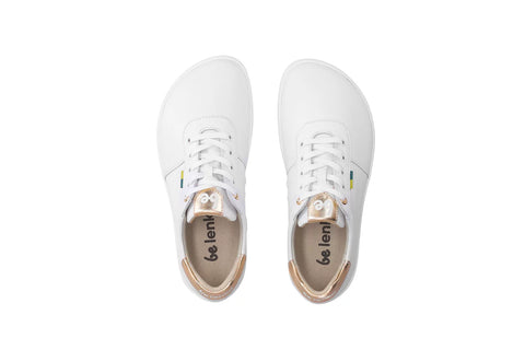 Barefoot Shoes Be Lenka Royale - White & Gold