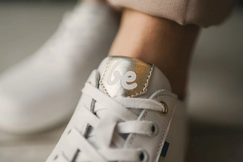 Barefoot Shoes Be Lenka Royale - White & Gold