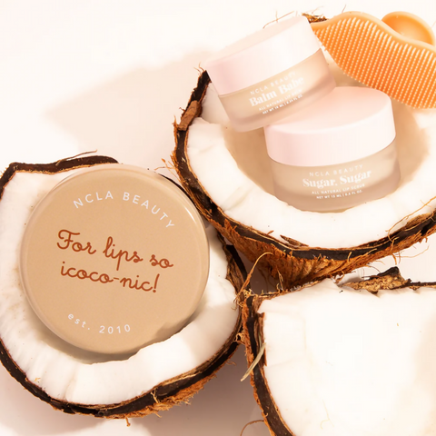 NCLA Beauty Coconut Vanilla Lip Care Set + Lip Scrubber