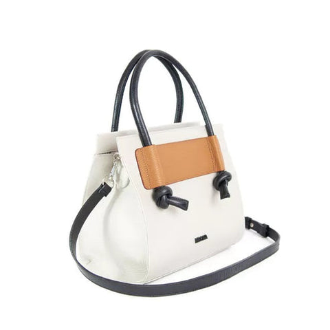 NATURAL LEATHER HANDBAG "BIGGER"