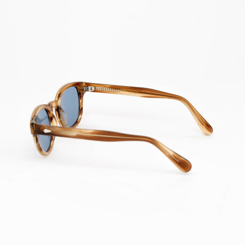 Sage Sunglasses | Brown Frames & Blue Lenses