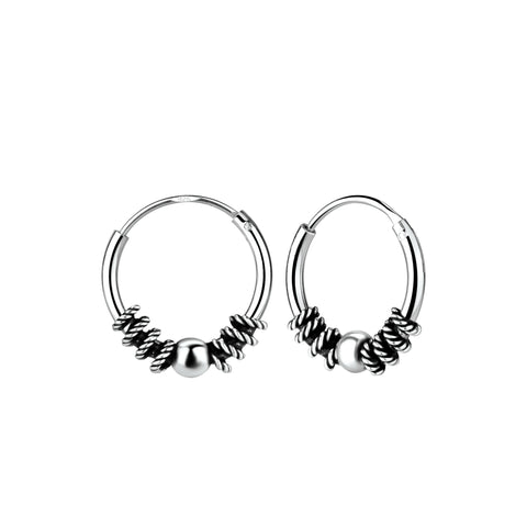 Silver Hoop Earrings