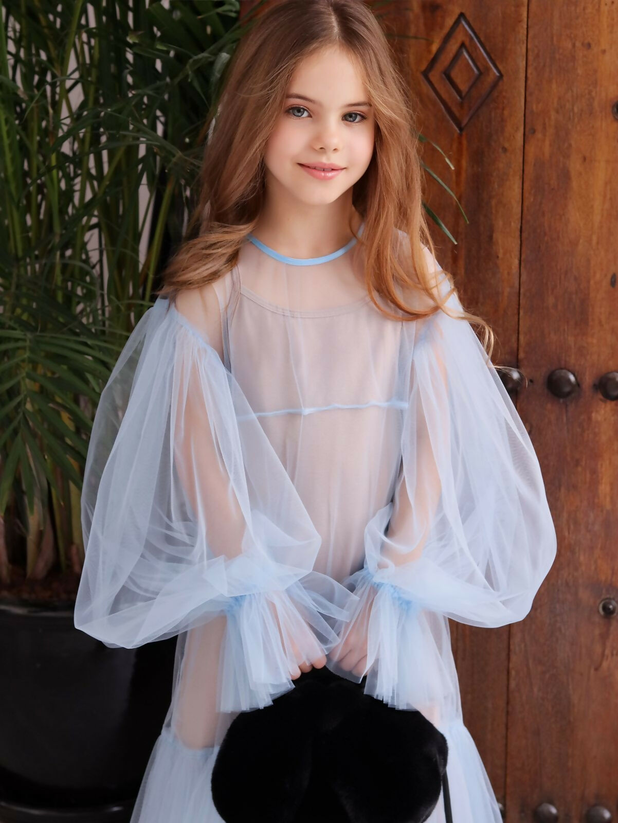 Girls' Flowy Tulle Dress – Princess Party Dress