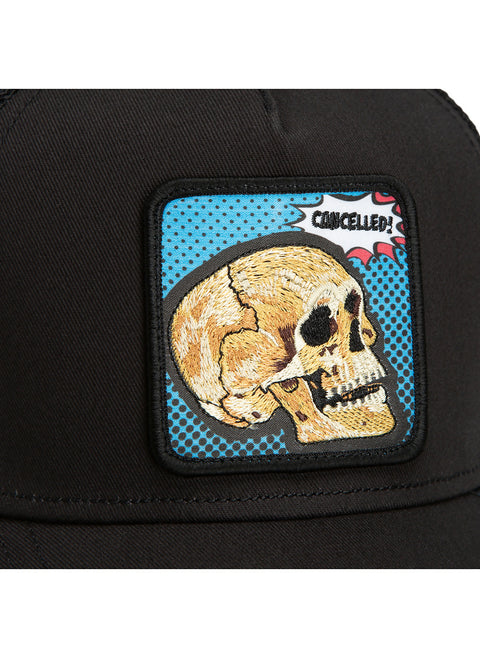 Goorin Bros POPArt Cancelled Skull Trucker Cap