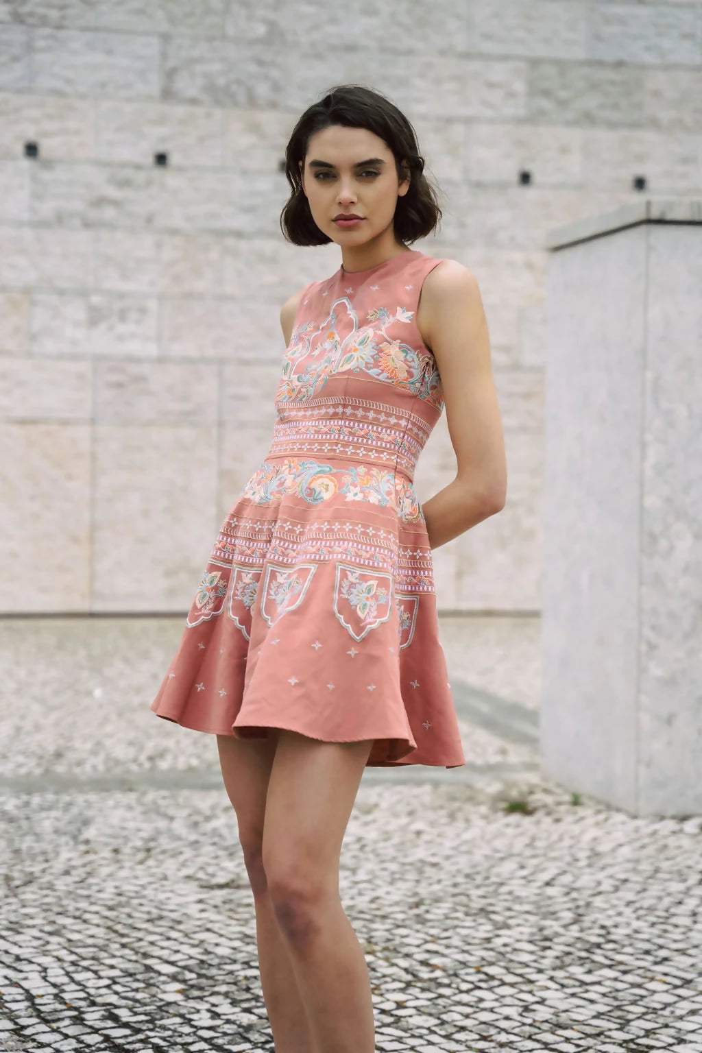 Amara Short Blush Dress