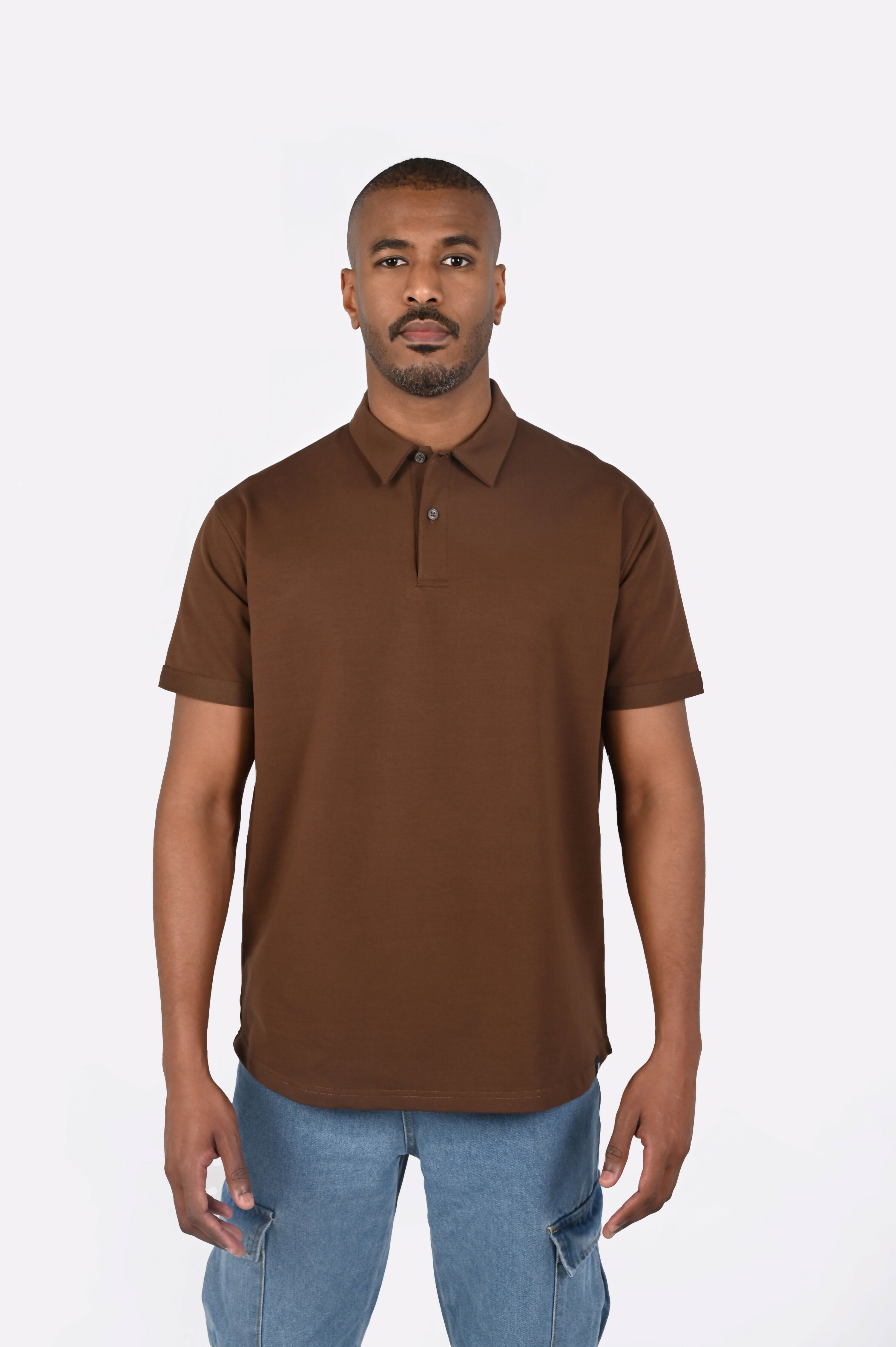 Eternal Relaxed Fit Polo Cocoa Brown