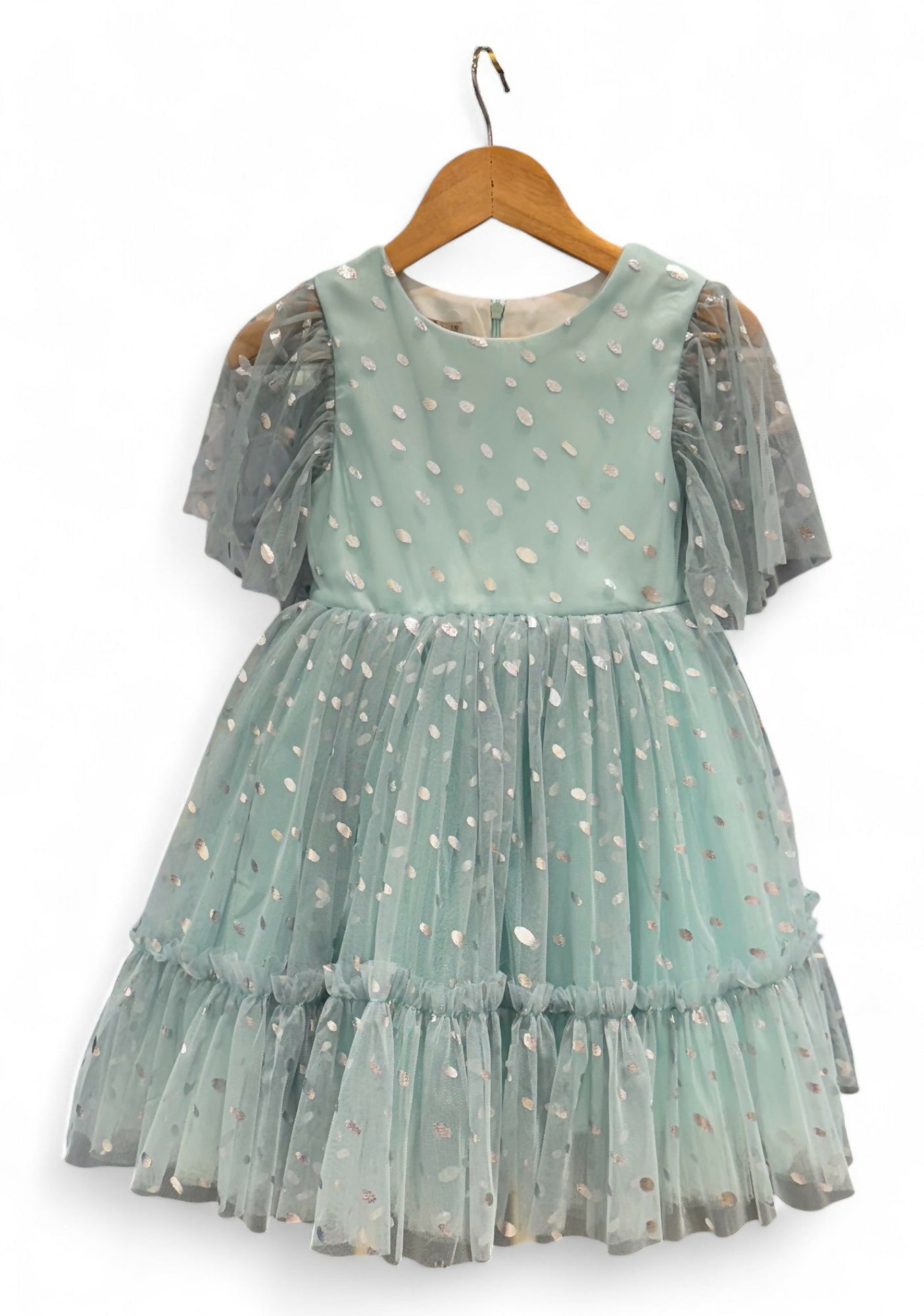 ALYA SILVER RAIN PARTY DRESS