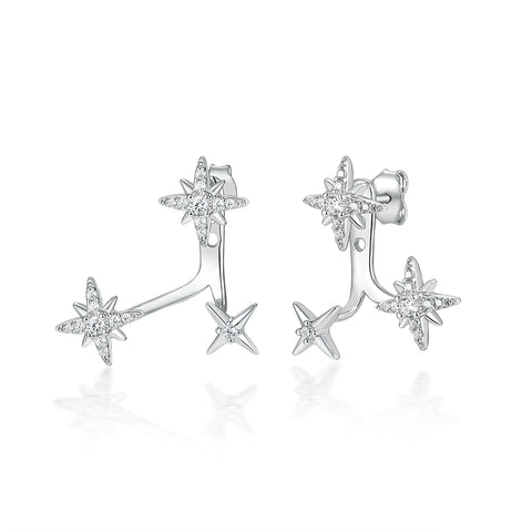 Jacket-earrings the Polar star