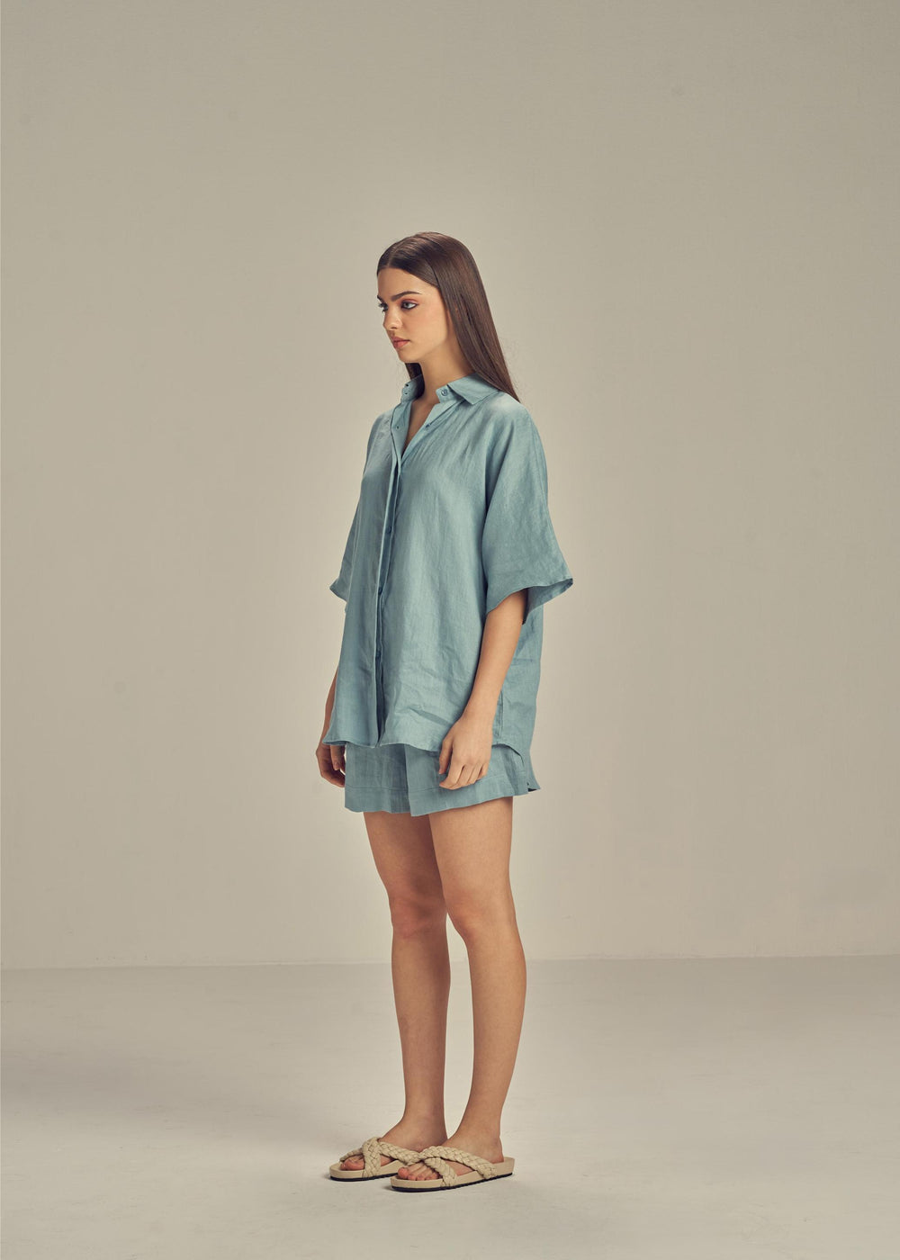 CECILEHOB Shane Bermuda Set Blue