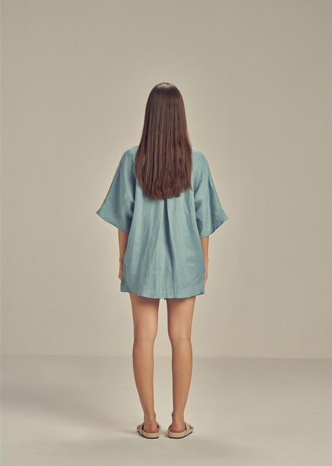 CECILEHOB Shane Bermuda Set Blue