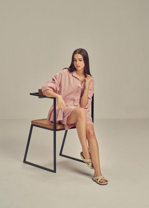 CECILEHOB Shane Bermuda Set Pink
