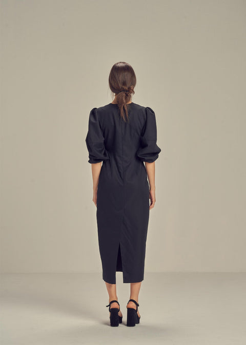CECILEHOB Sun & Moon Dress Black & White