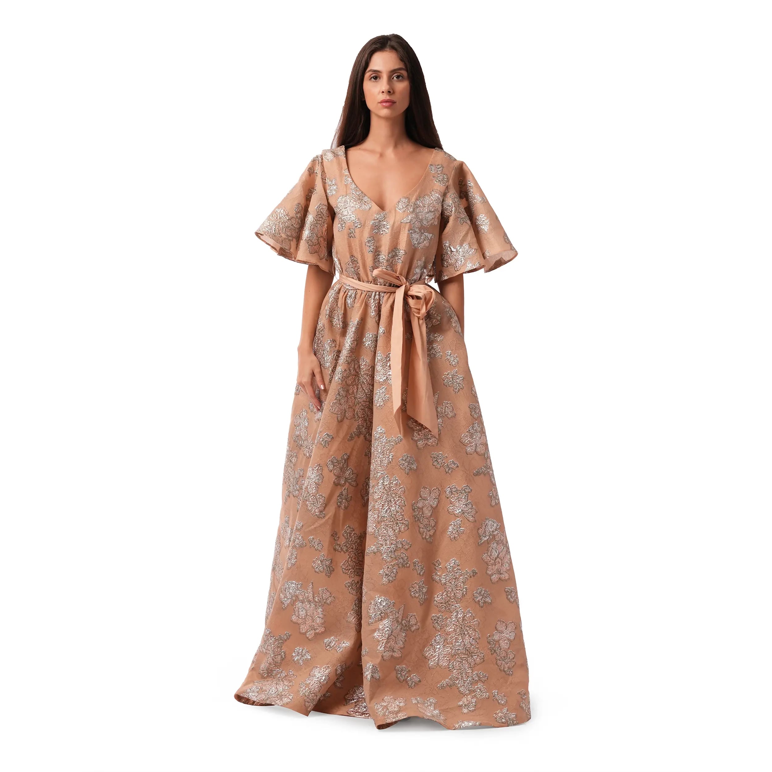 Golden Organza Dress