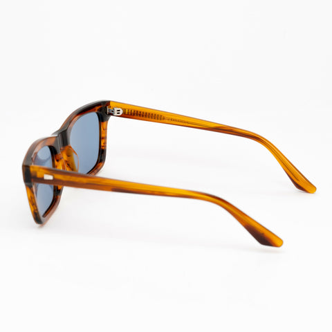 Stellar Sunglasses | Brown Frames & Blue Lenses