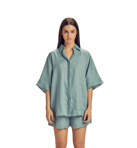 CECILEHOB Shane Bermuda Set Blue
