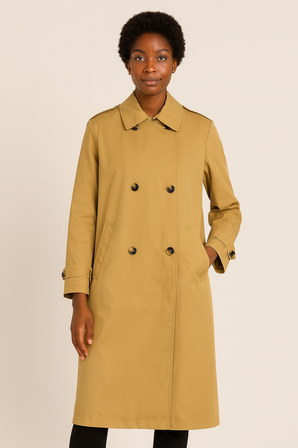MY PEANUT Midi Trenchcoat