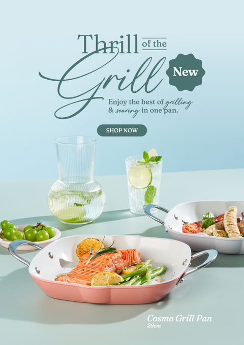 Cosmo Grill Pan - Pink Berry