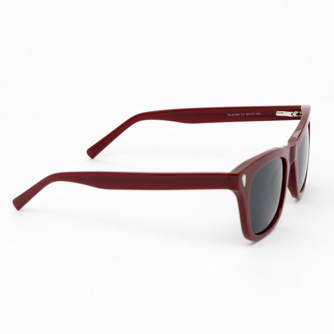 Zephyr Sunglasses | Red Frames & Grey Lenses