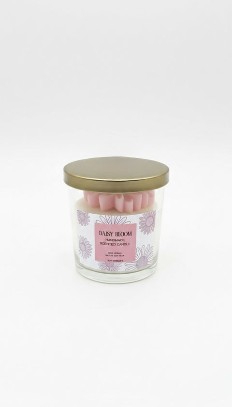 Daisy Bloom – Pink | 100% Natural Soy Wax, Handmade