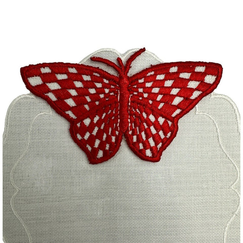 LAL COCTAIL NAPKIN IN RED