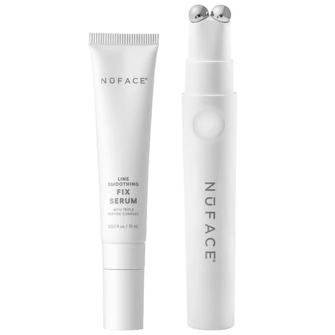 NuFACE FIX Line Smoothing Device (NEW FORMULA & 0.5oz/15ml SERUM)