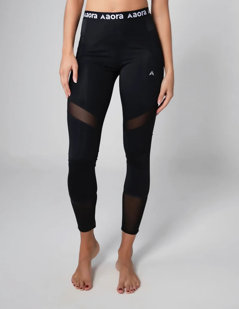 MESH PERFORMANCE TIGHT BLACK