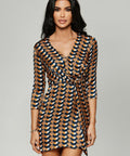 Forever-yours-silk-dress-orange-blue-print-hermes