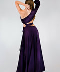 Mesmerize-Evening-One-Sleeve-Cut-Out-Grape-Dress-Back