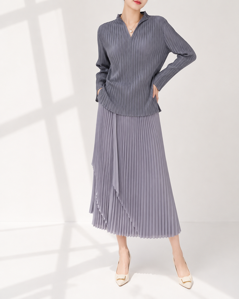 Florence Long t-shirts Gray