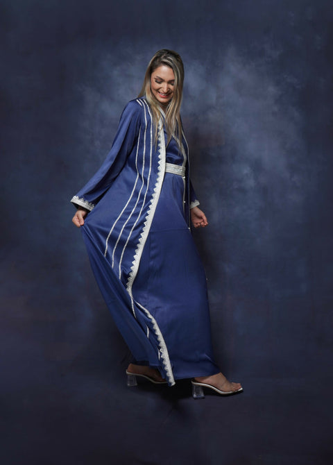 KAFTAN 2 PC BLUE SILVER 1 (2)