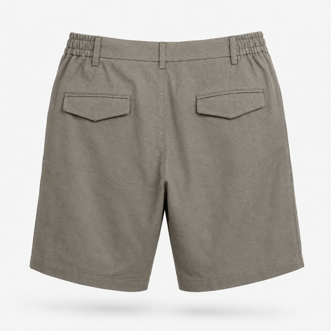 L SHORTS-CH GRY