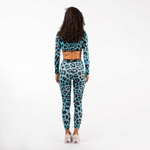 Leopard Sport Set in Blue