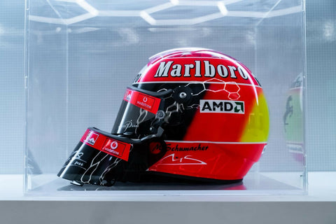 Michael Schumacher 2003 Official Replica Helmet with Extra Visor (signed)