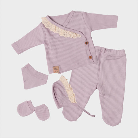 MINIFACE Bon Bon Baby Newborn Baby Girl Set