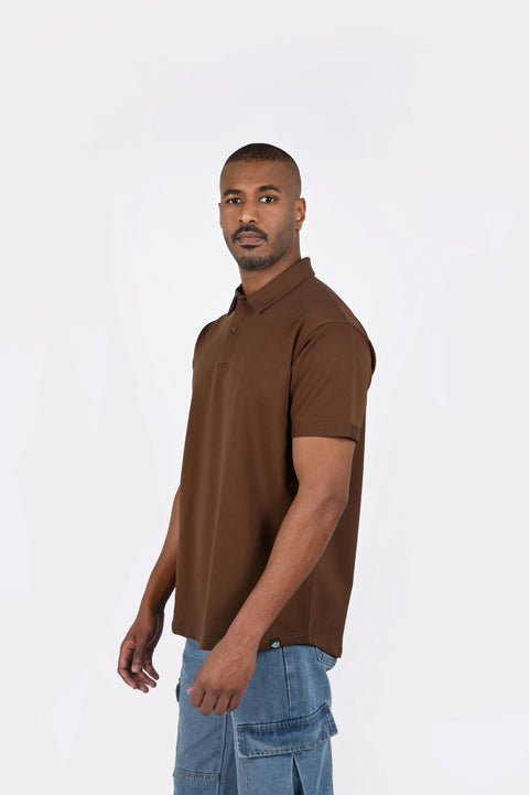 Eternal Relaxed Fit Polo Cocoa Brown