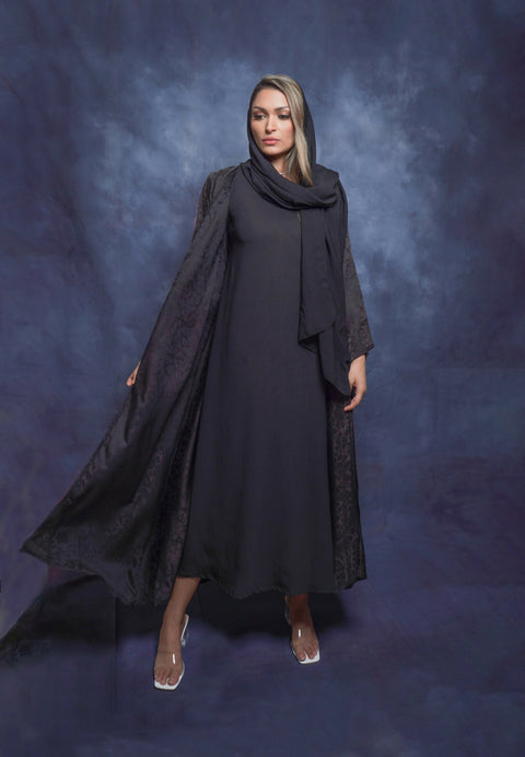 Open abaya Modren Abaya Black color