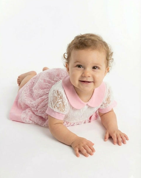 MAISON BEBE Nina Lacy Jersey Dress