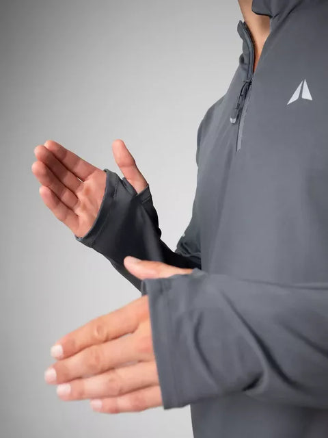 M-101T251-HALFZIP365LONGSLEEVE-MOON-SLEEVE