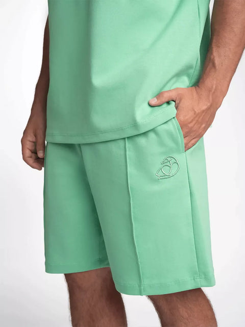 ADOS Cotton Short with 3D Embroidery Green