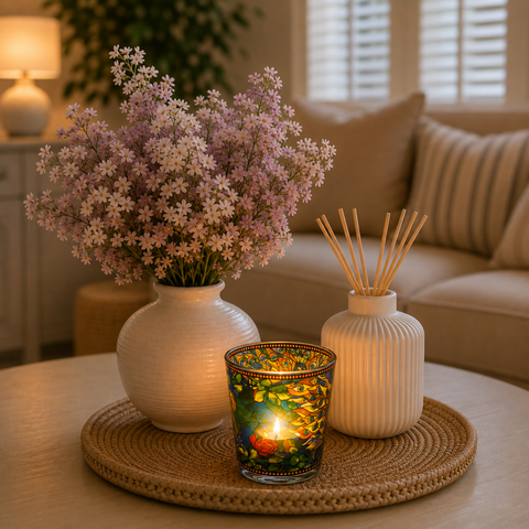 Vela Glass Candleholder
