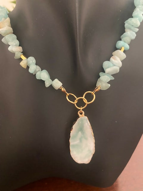 Natural Stone Necklace (2)