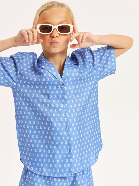 Matching Linen Set for Kids - Signature KK print
