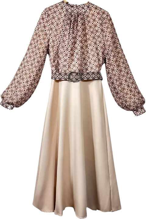 MY Peanut Sukran Dress in Latte