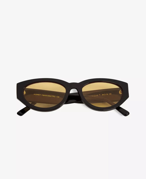 Audrey Chimi Black Yellow Sunglasses