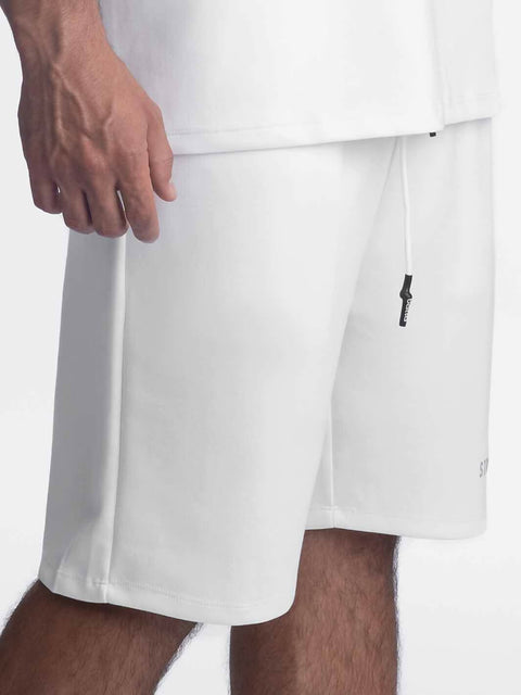 Rayon Oversized Adults Shorts White