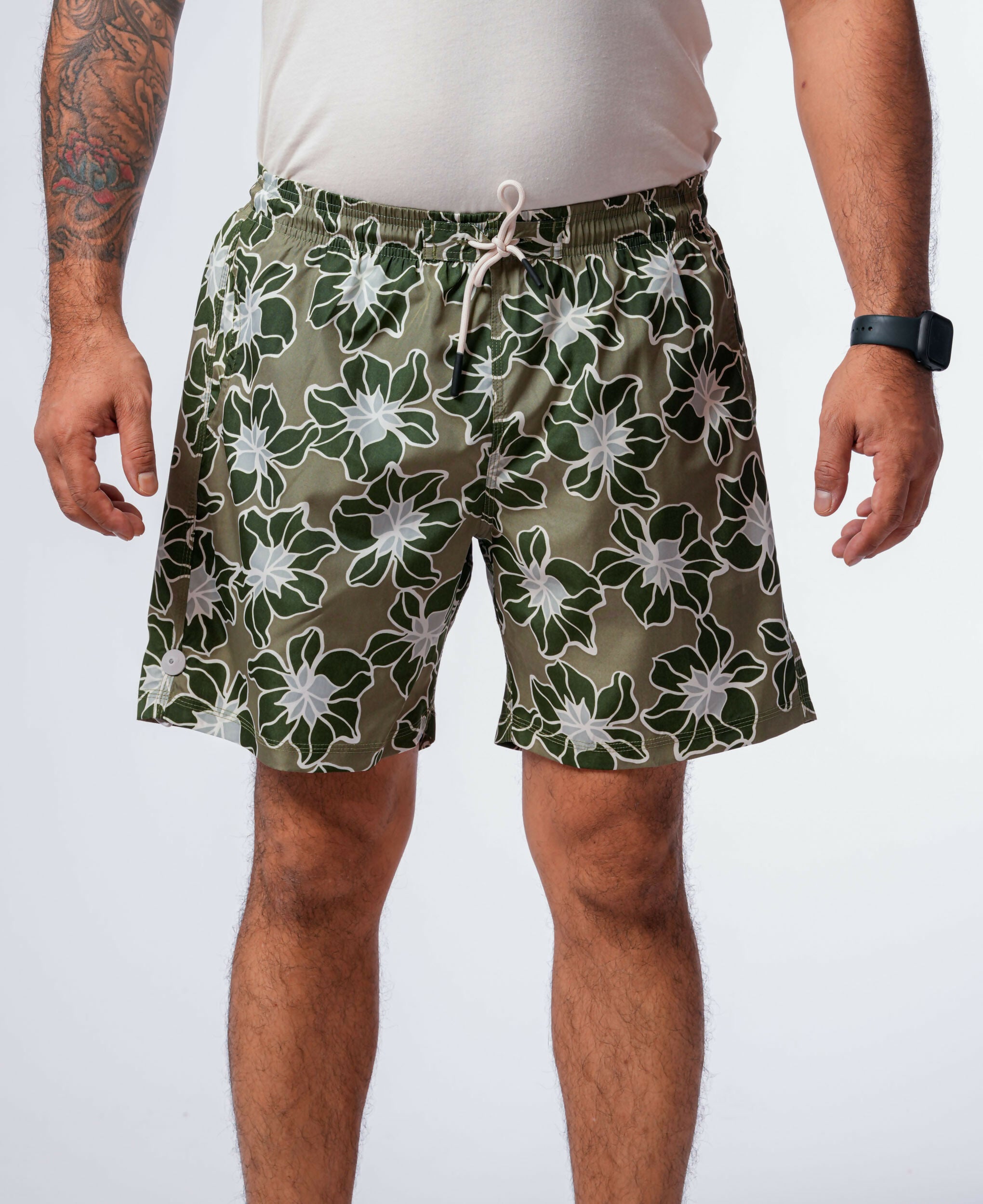Olivine Printed Shorts