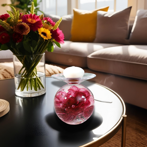 Crimson Aura Candleholder