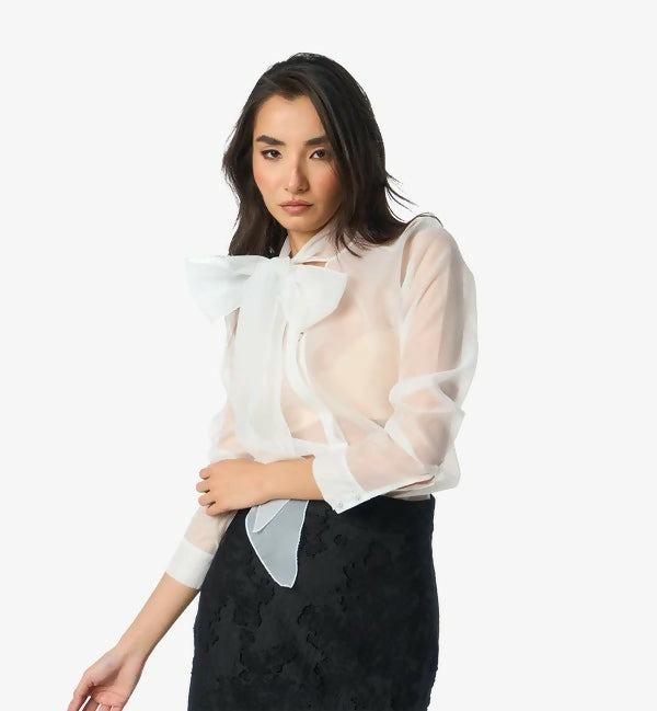 CEC-ORG-BLO-WHITE BLOUSE