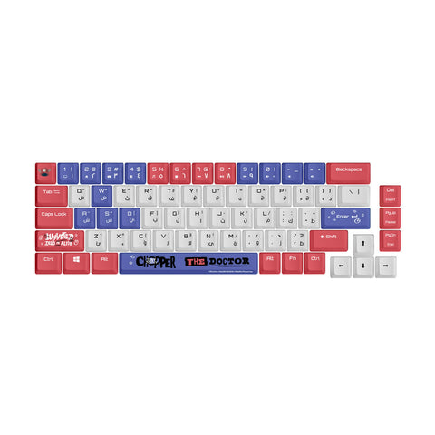 GamerTek Keyboard Keycaps - Chopper Edition