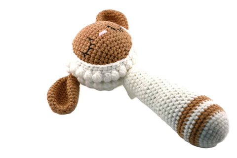 susarts crochet doll''rattle''